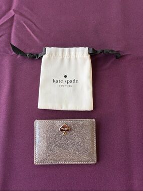 Kate Spade Glitter Card Holder